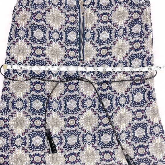 BOHO Midi Dress With Floral Mandala Print Size Small - Picture 5 of 8